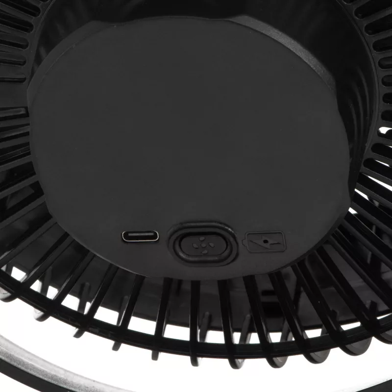 Adler Rechargeable Clip-on Desk Fan | AD 7342 | Table Fan | Black | Diameter 15.5 cm | Number of speeds 3 | Oscillation | 5 W