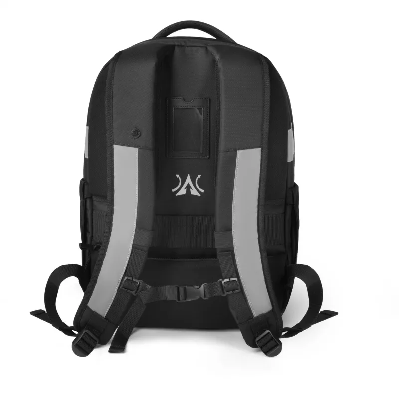DICOTA Hi-Vis V2 Backpack Rucksack Black 320x220x455mm PET TPU