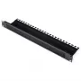 Cable management ROLINE 19 inch cable entry with brush strip 1U black