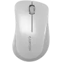 CANYON MW-11, 2.4 GHz Wireless mouse ,with 3 buttons, DPI 1200, Battery:AAA*2pcs ,pearl white grey67*109*38mm 0.063kg