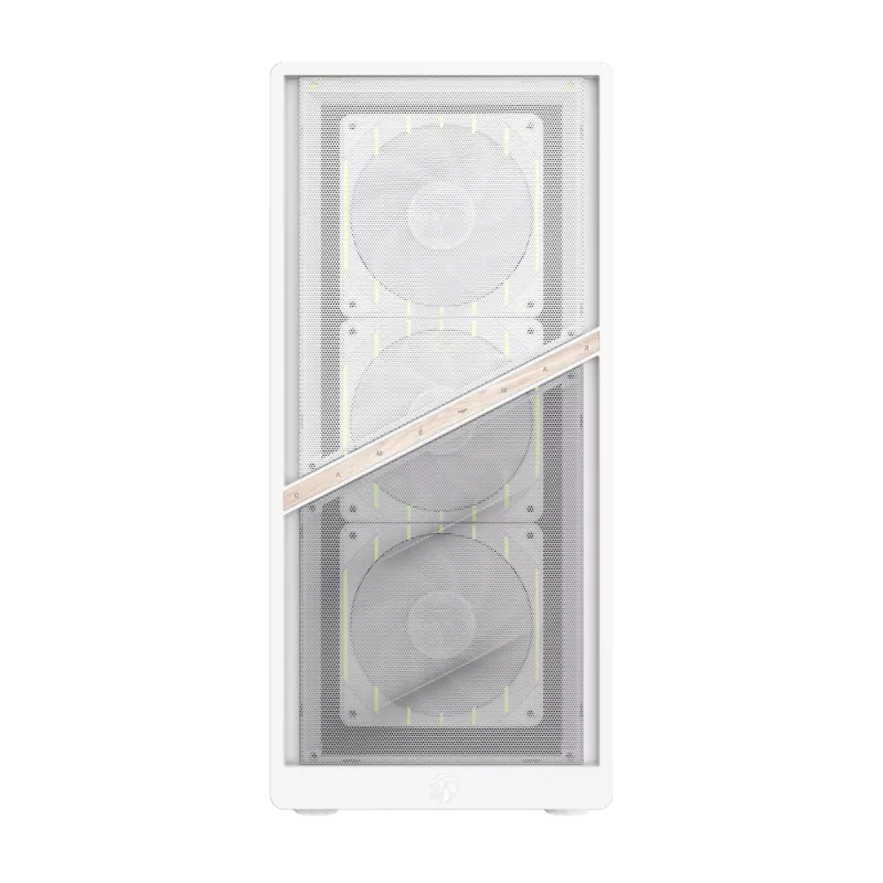 Gamemax Case | AERIS 330 MW | White | Mini Tower | Power supply included No
