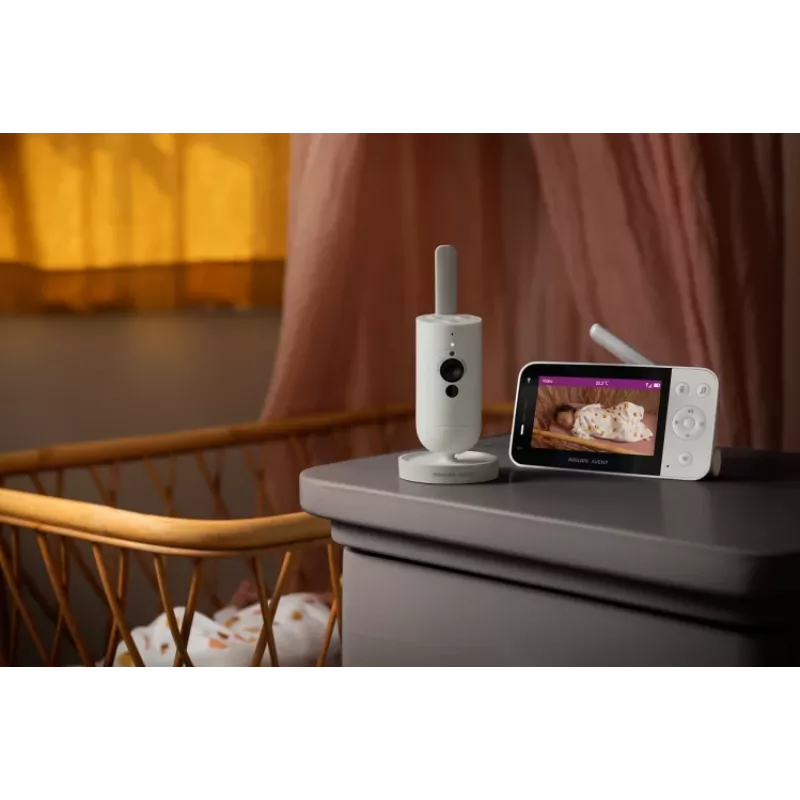 Philips AVENT SCD953/26 video baby monitor 400 m Wi-Fi Grey, White