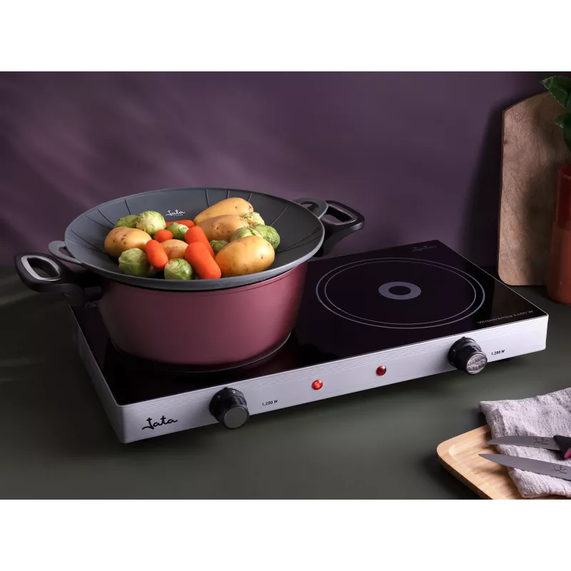 Electric Grill Jata HACC4533 with Non-Stick Surface and Adjustable Temperature