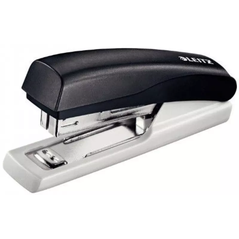 Leitz NeXXt Stapler 5517, 10 sheets, 10 sheets, Black, Silver, Plastic, 80 g/m², Top, Integrated