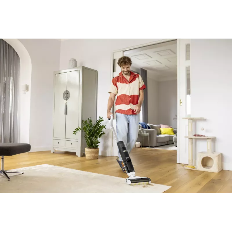 Floor cleaner three-in-one Karcher FCV 3 1.056-122.0 — Dry & Wet, 160 W, white