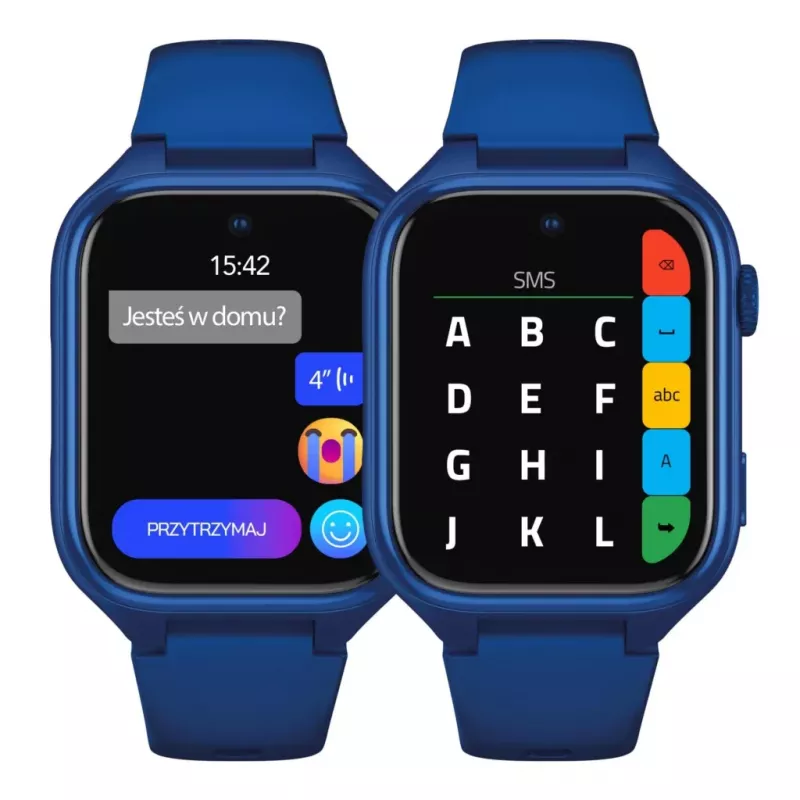 Smartwatch Stelio Junior Pro AI 4G ST-SWJ102-NB — navy blue, 4G connectivity