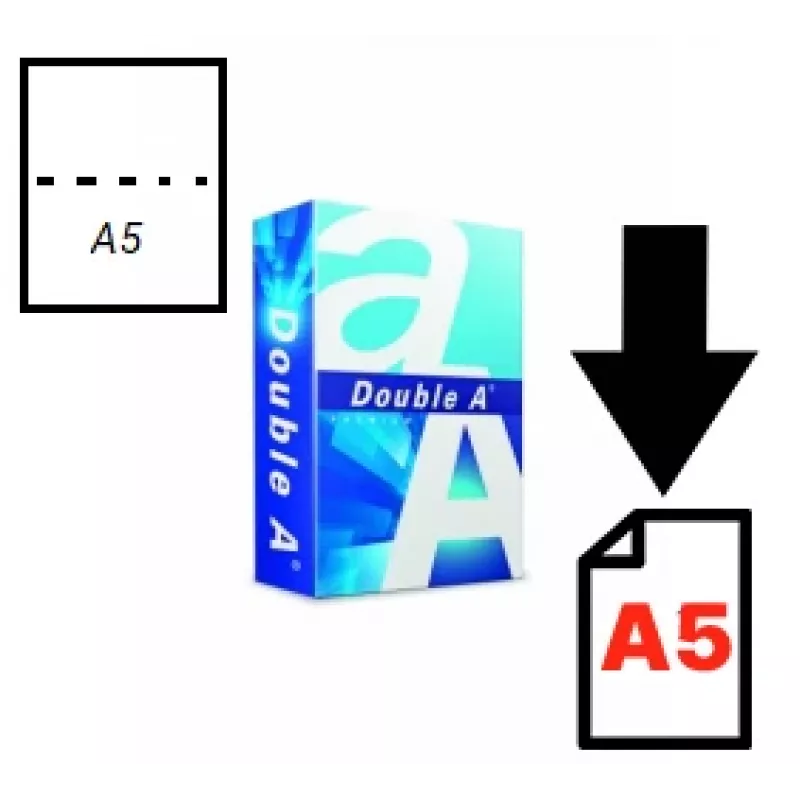 Paper Double A (A category), A5, 80g, 500 sheets