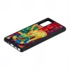 Protective phone case iKins for Samsung Galaxy Note 20 with red cat & fish design