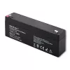 Sealed AGM battery QOLTEC 12V 2.3Ah for UPS and backup systems, max discharge 34.5A
