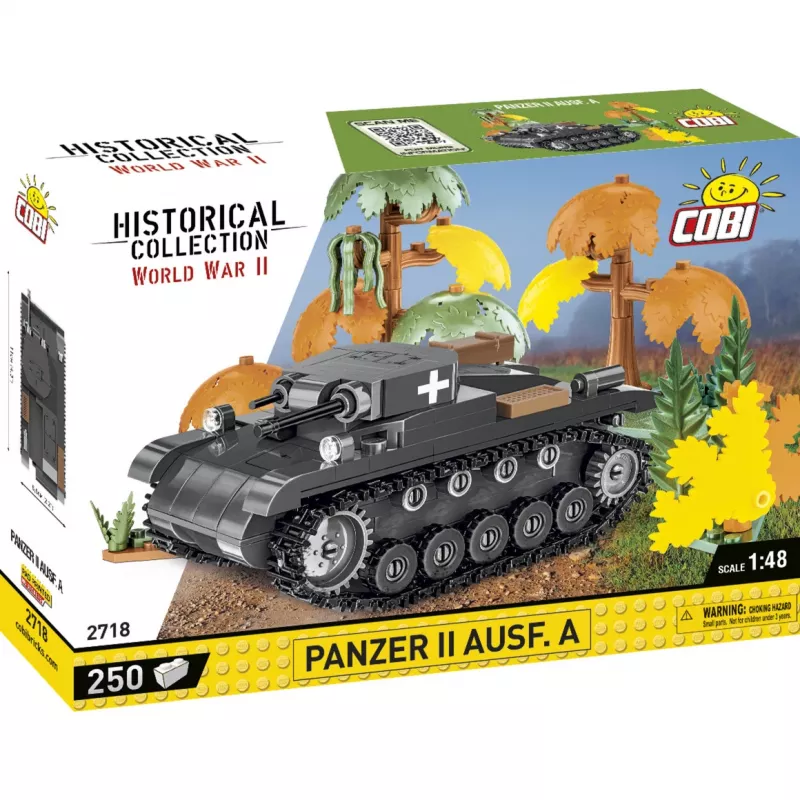 Building set Cobi Panzer II Ausf. A — 250 pieces, black