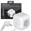 Power Cube QOLTEC 52547 power strip 3×AC sockets, 2×USB-A, 1×USB-C PD 20W