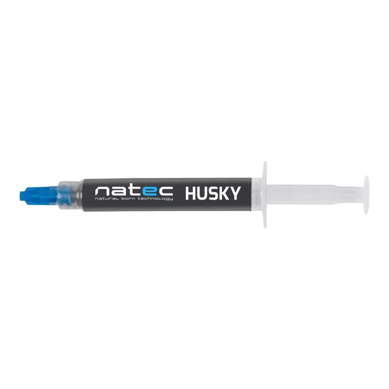 Thermal paste NATEC Husky NPT-1324, thermal conductivity 4.63 W/m·K, volume 2 ml, density 2.5 g/cm³