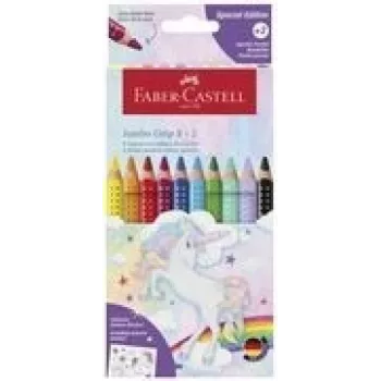 Colored Pencils Faber-Castell Einhorn Jumbo Grip — 10 pieces, jumbo triangular grip, soft core