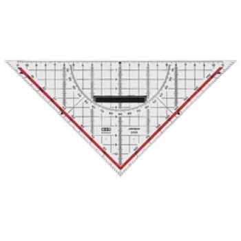 Protractor Möbius+Ruppert 2332 - 0000 Polystyrene Triangle
