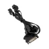 Fan splitter cable Kolink 1-to-4 PWM 35 cm, 4-pin PWM to 4×4-pin PWM + SATA