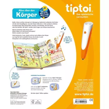 tiptoi Why? How? What For? All About the Body, Learning Book