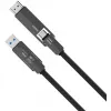 USB4 HDMI cable 4smarts ComboCord 240W 1.5 m – USB4 to HDMI, 240W power delivery, 1.5m length