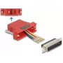 DeLOCK D-Sub 25 pin female to RJ45 female Assembly Kit red VGA RJ-45