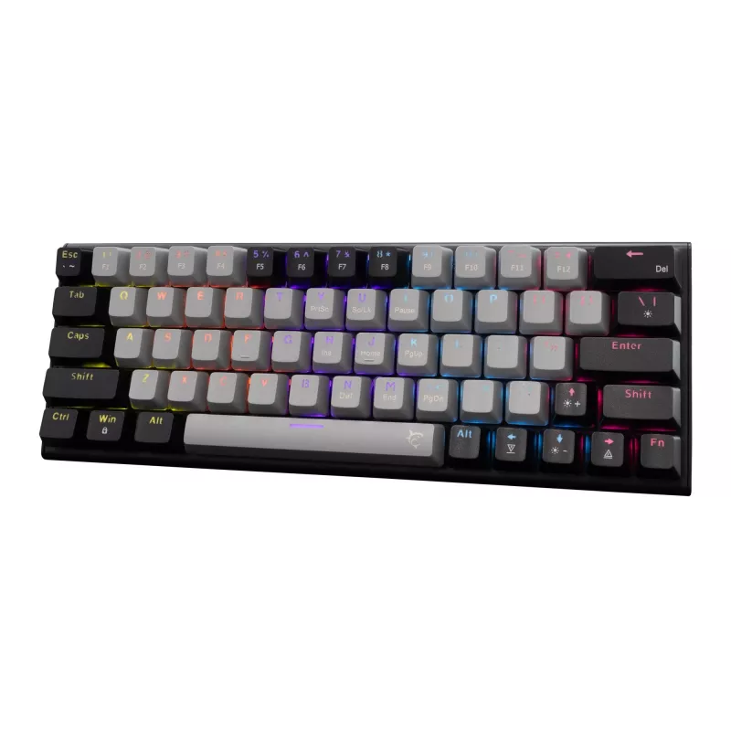 Mechanical gaming keyboard White Shark WAKIZASHI-2 US layout grey-black with red switches