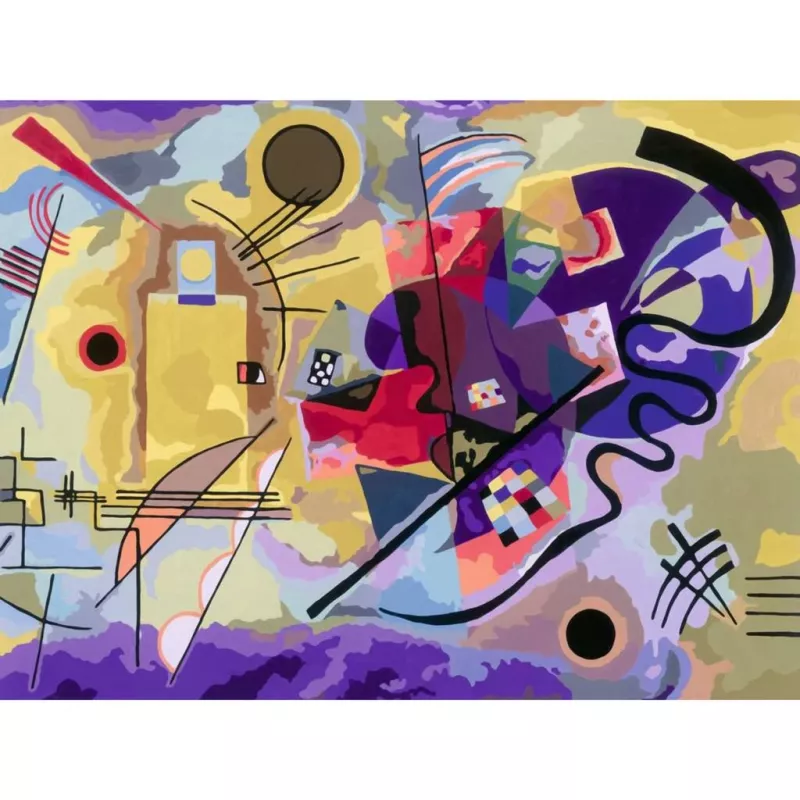 Ravensburger painting kit CreArt ART Collection Canvas Edition Kandinsky – Yellow, Red, Blue