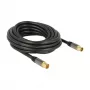 Coaxial Cable RG-6/U DeLOCK 88925 5 m IEC Black