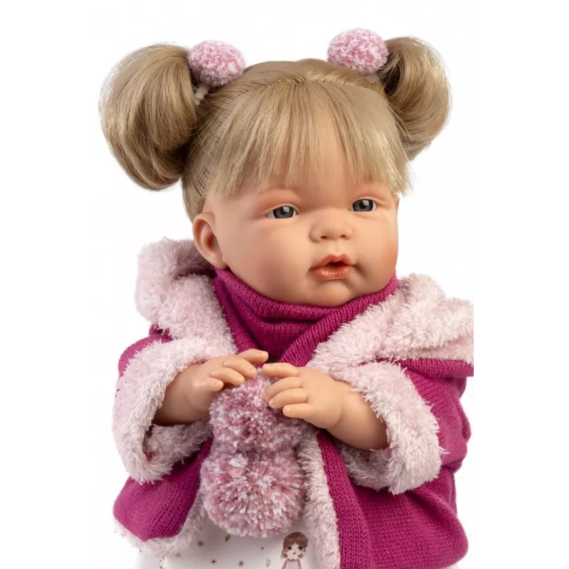 Doll Joelle 38 cm by Llorens — crying baby doll with realistic features and soft body