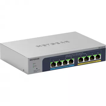 NETGEAR MS108TUP Unmanaged L2 2.5G Ethernet (100/1000/2500) Power over Ethernet (PoE) Grey
