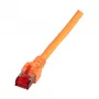 EFB-Elektronik RJ45 Patch Cable Cat.6 S/FTP LSZH orange 0,5m Manufacturer: EFB Elektronik (K5516.0,5)