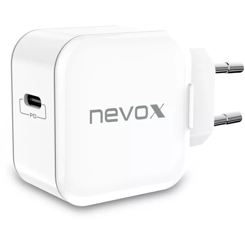 nevox 20W USB-C PD Charger White Power-Adapter
