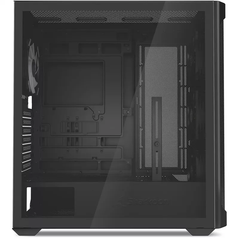 PC Case Sharkoon AK4W RGB Strip Midi Tower Black