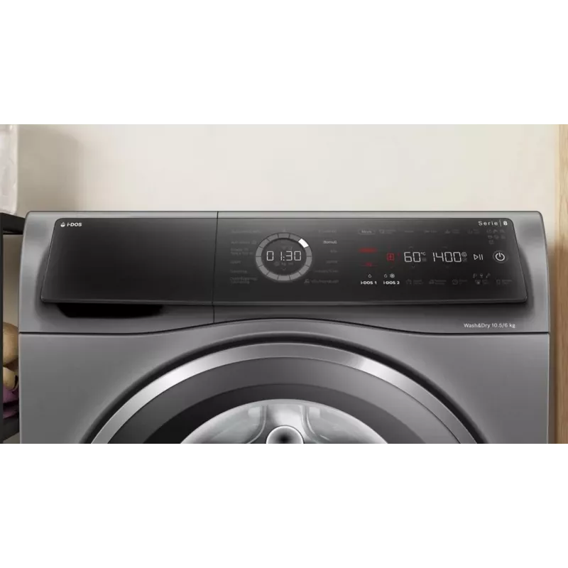 Bosch WNC254ARSN Washer Dryer 10.5 kg / 6 kg 1400 RPM Grey