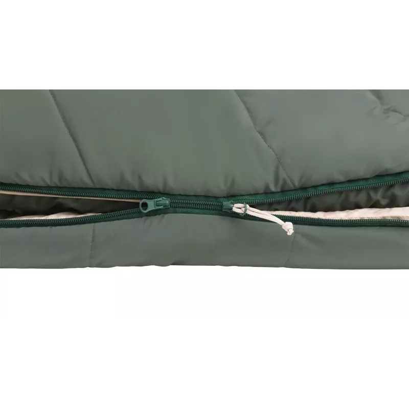 Sleeping Bag for Kids Outwell Convertible Junior (120-150 cm) - dusty green Size: left