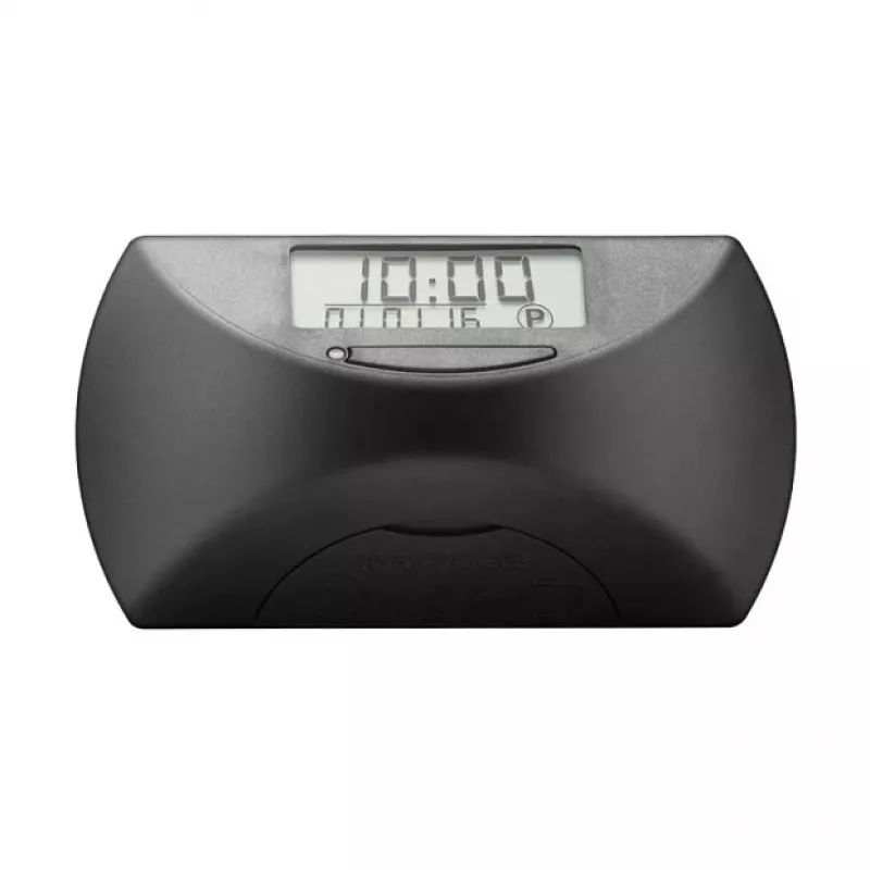 Electronic parking disc Needit Park Mini — black, ABS and glass, CR-2450 3V, 82×25×45 mm