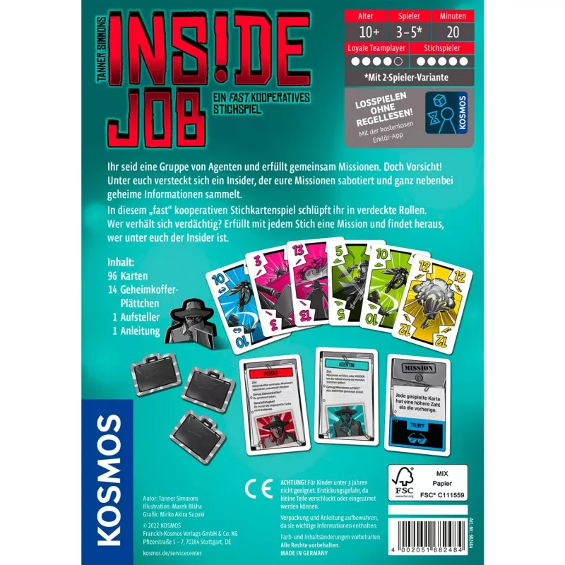 Inside Job, Card Game