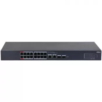 Dahua Technology DH-CS4218-16ET-135 network switch Managed L2 Gigabit Ethernet (10/100/1000) Power over Ethernet (PoE) Black