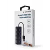 USB 2.0 interface hub Gembird UHB-U2P4-05 with 4 USB ports