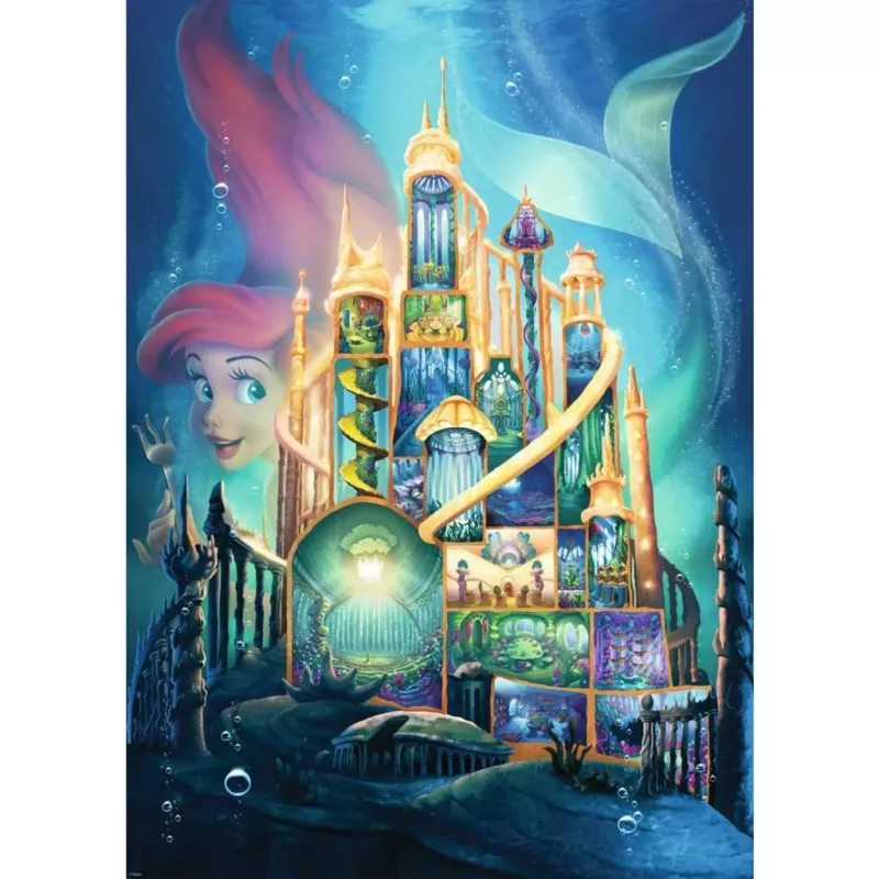 Puzzle Disney Castle Collection: Arielle (1000 Pieces)