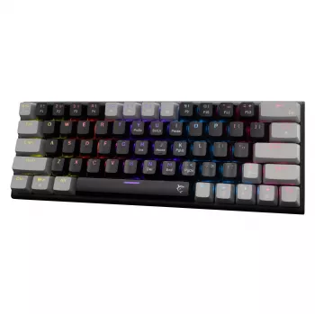 Mechanical Gaming Keyboard White Shark Wakizashi WAKIZASHI-2 with US Red switches, Black-Grey