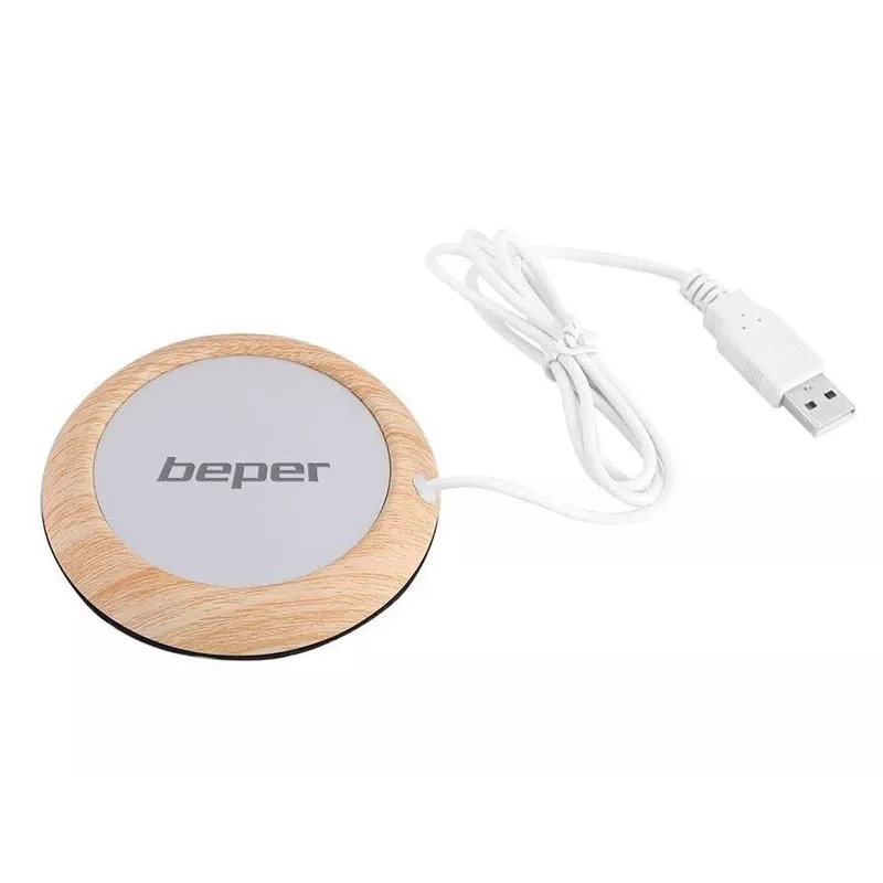 Cup holder Beper P201UTP003 Silver Wood