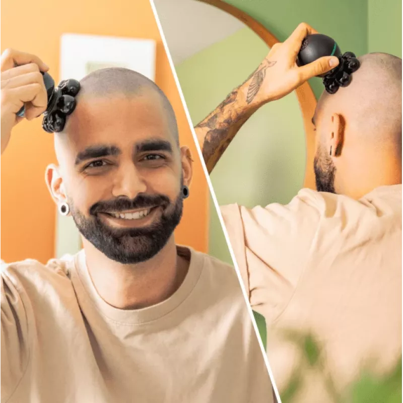Precision Trimmer Cecotec Bamba PrecisionCare Skull Black Beard Face