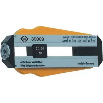 C.K. stripping tool - adjustable for 6 Cable Diameter Ø 0,12 - 0,40 mm (330009)