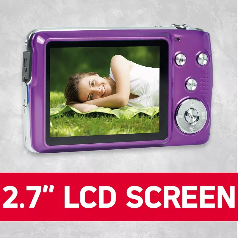 Agfa Photo DC8200 Purple + Case + Card SD 16GB