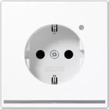 JUNG LS 1520-O WW LNW - Type F - 1 Module(e) - 2P - White - Thermoplast - Power