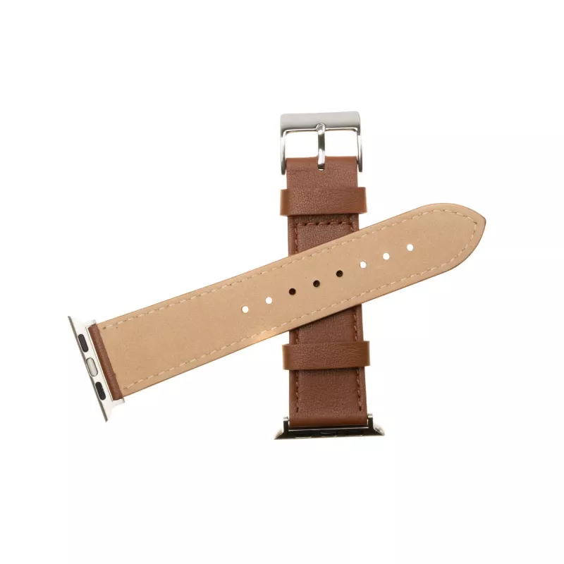 Leather watch strap FIXED FIXLST-434-BRW for Apple Watch 42/44/45/46/49 mm — brown