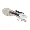 Keystone module DELOCK 86404 — RJ-45 silver, 38.5×22.3×17.3 mm