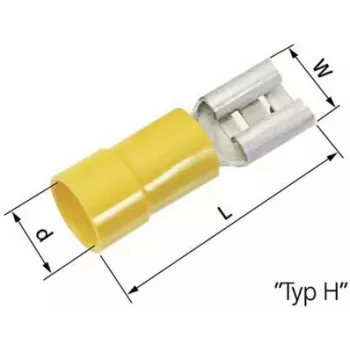 Lapp L-RC 63 H - L-RC 63 H - Yellow - Female - straight - Brass - polyamide - Brass (63101110)