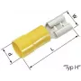 Lapp L-RC 63 H - L-RC 63 H - Yellow - Female - straight - Brass - polyamide - Brass (63101110)