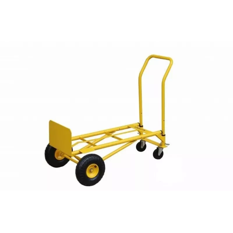 Hand truck STANLEY SXWTD-MT519 — steel folding trolley, 200 kg capacity, 4 wheels, 26 cm rubber wheels