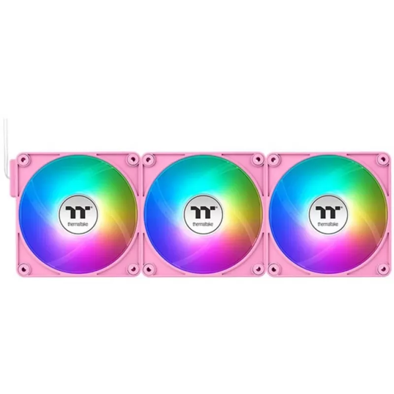 Fan THERMALTAKE CT140 EX Reverse ARGB Sync 140 mm, 500–1800 RPM, Pink, 3 pcs