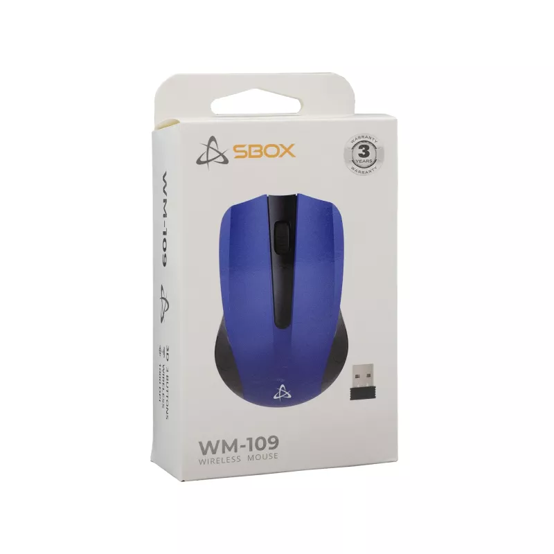 Mouse SBOX WM-109 Blue USB Type-A